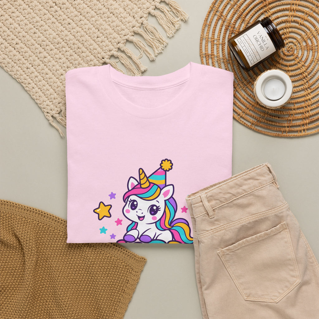 Personalized Rainbow Unicorn Birthday Shirt – Add Name & Age