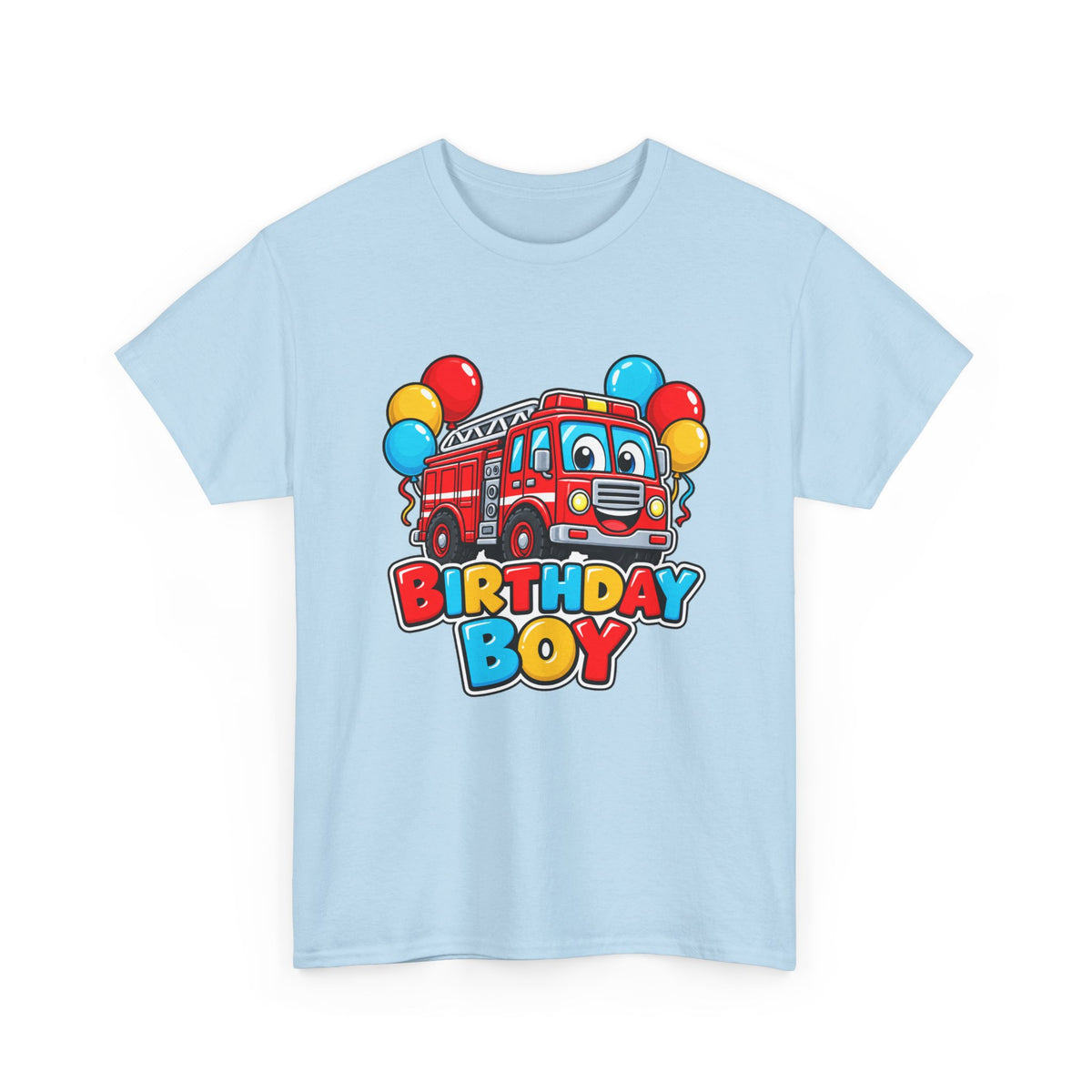 Birthday Boy Fire Truck Tee