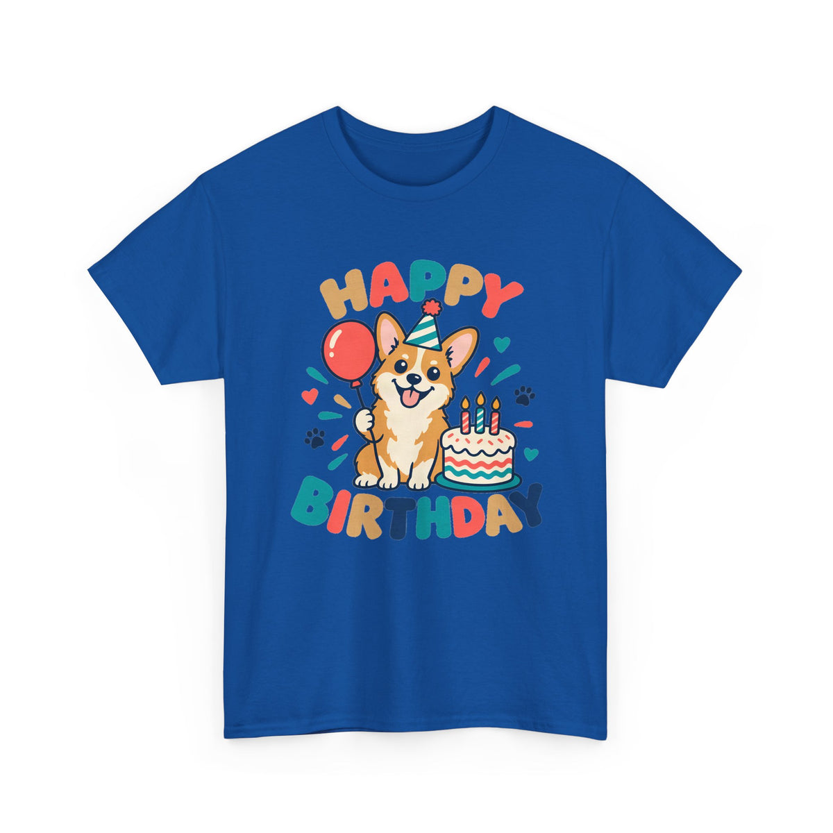 Corgi Happy Birthday Tee
