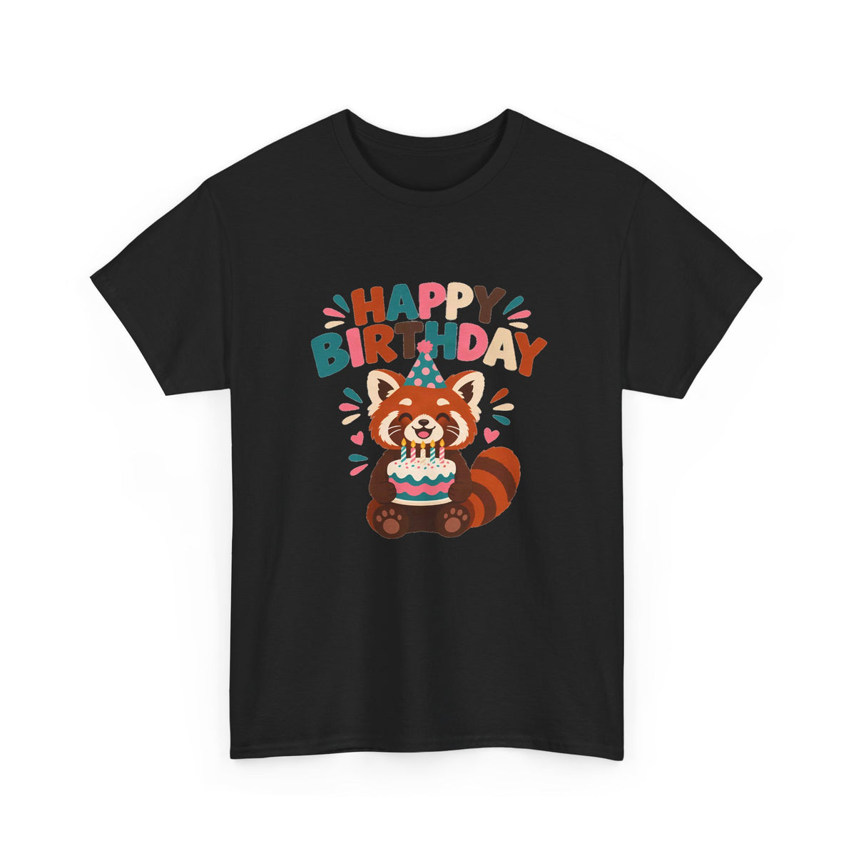 Red Panda Happy Birthday Tee