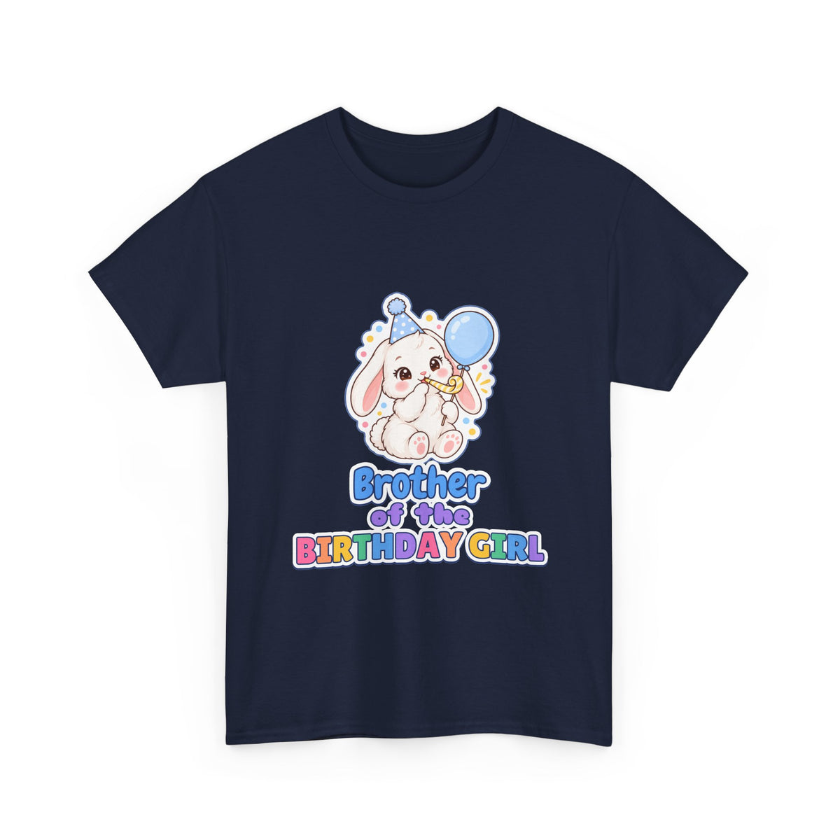 Brother of the Birthday Girl Bunny birthday shirt – Gildan tee by Happywear