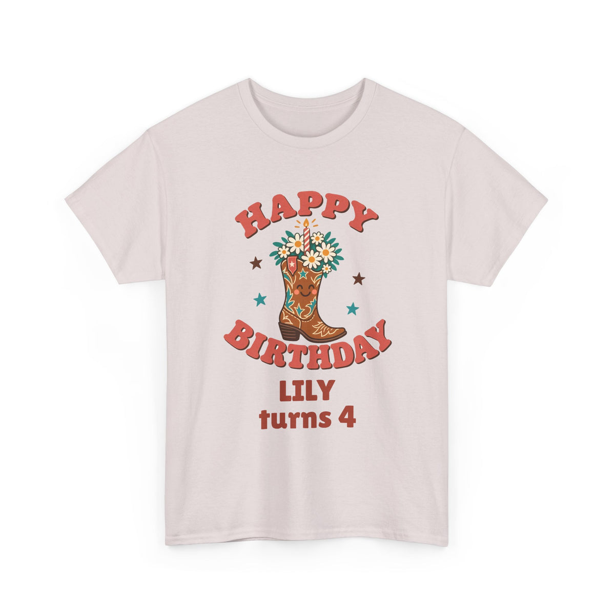 Personalized Cowgirl Birthday Shirt – Add Name & Age