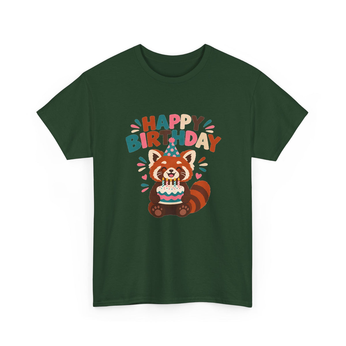 Red Panda Happy Birthday Tee