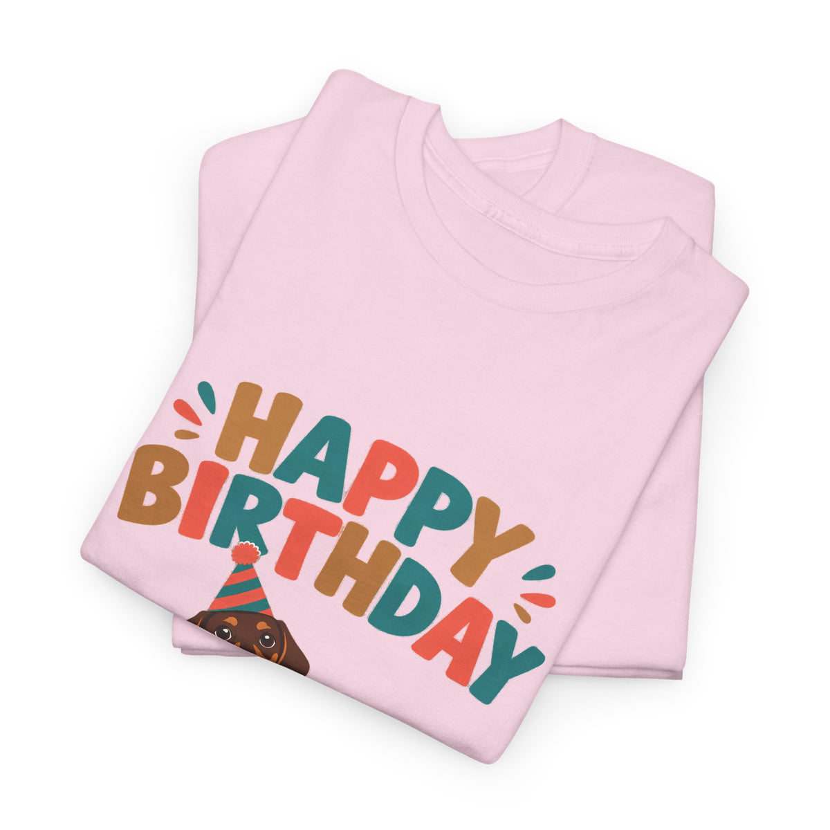 Dachshund Happy Birthday Tee