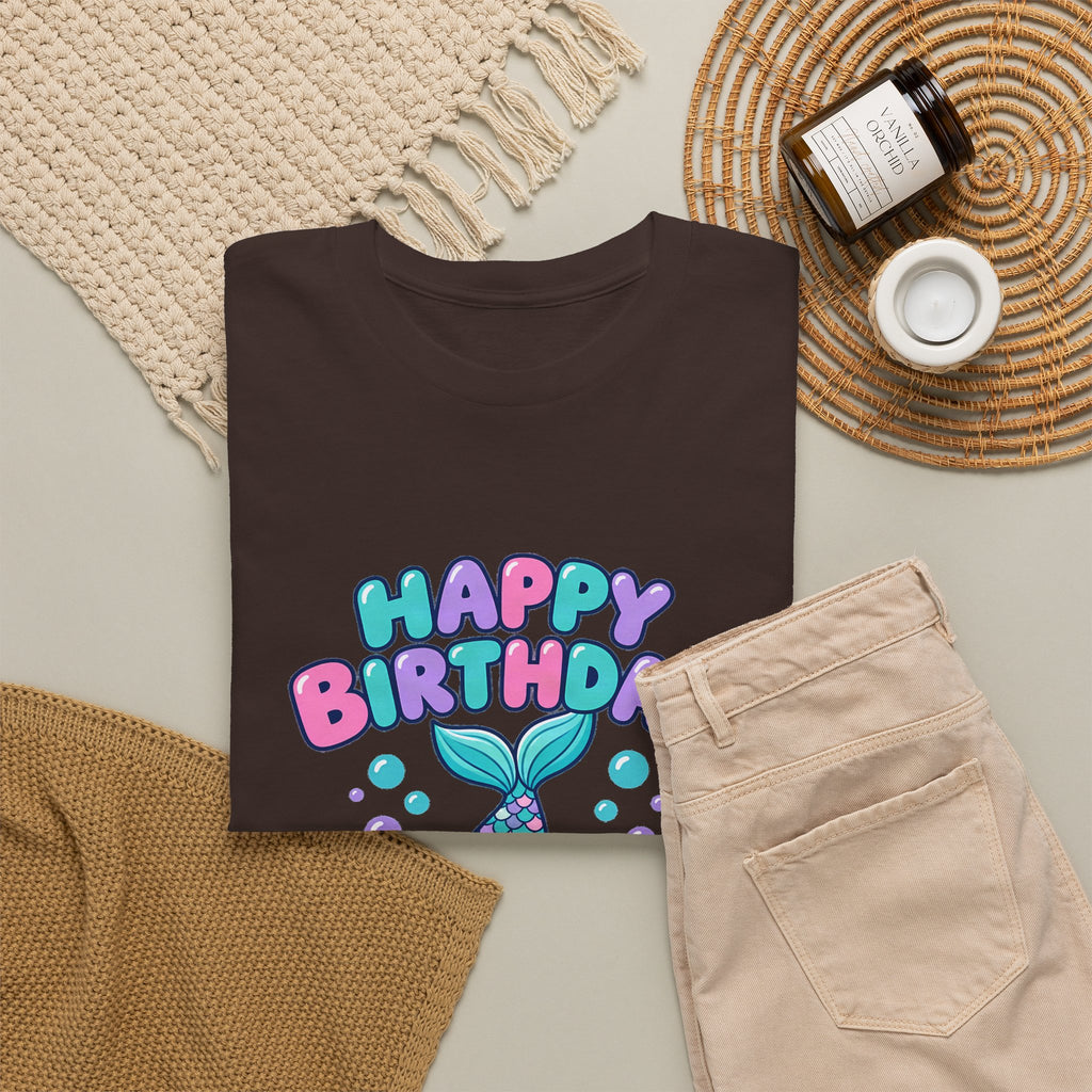 Mermaid Happy Birthday Tee