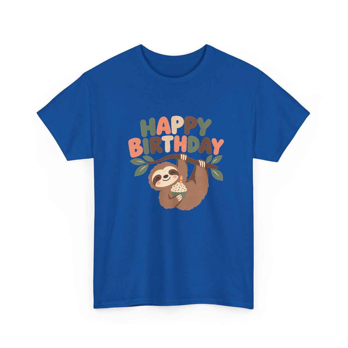 Sloth Happy Birthday Tee