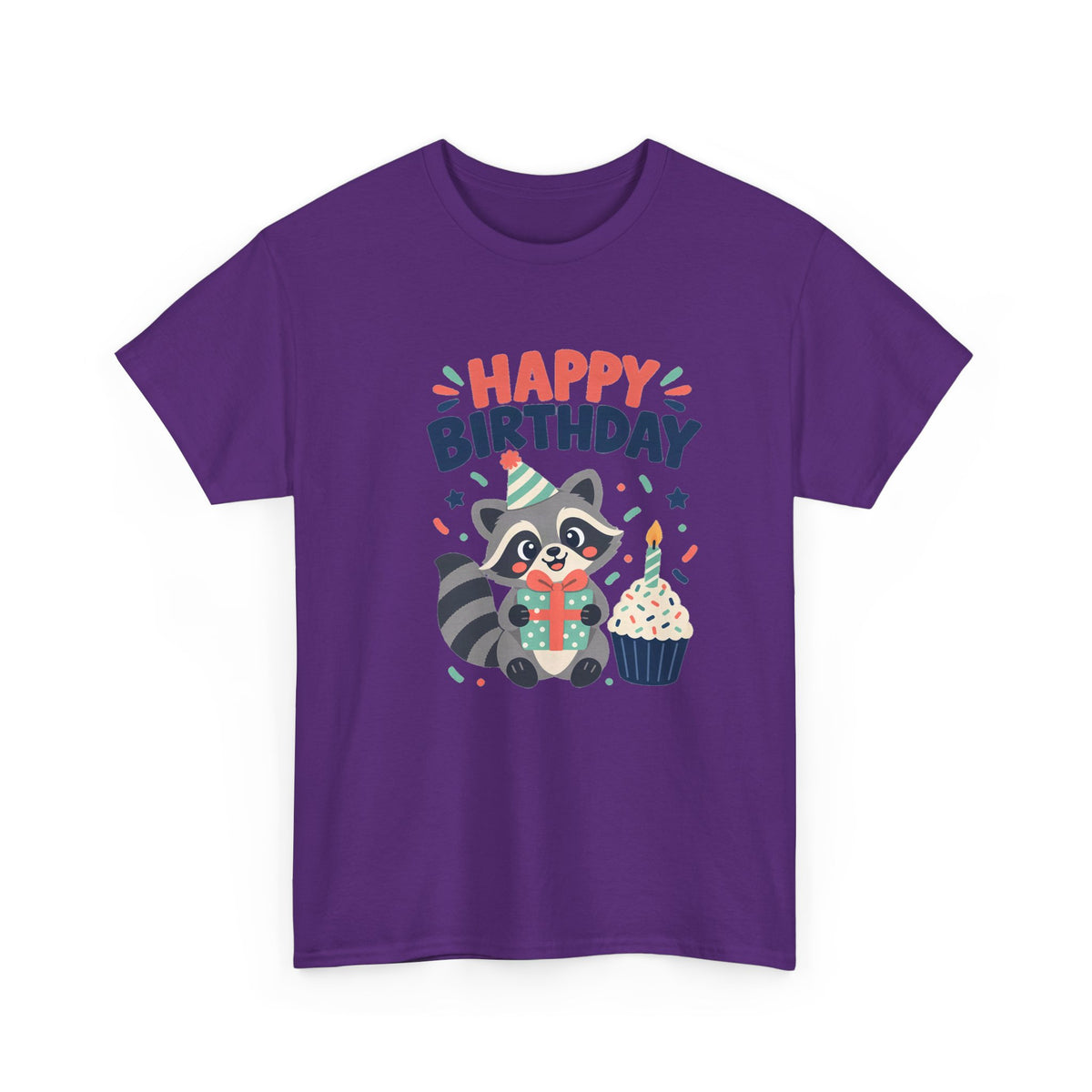 Raccoon Happy Birthday Tee