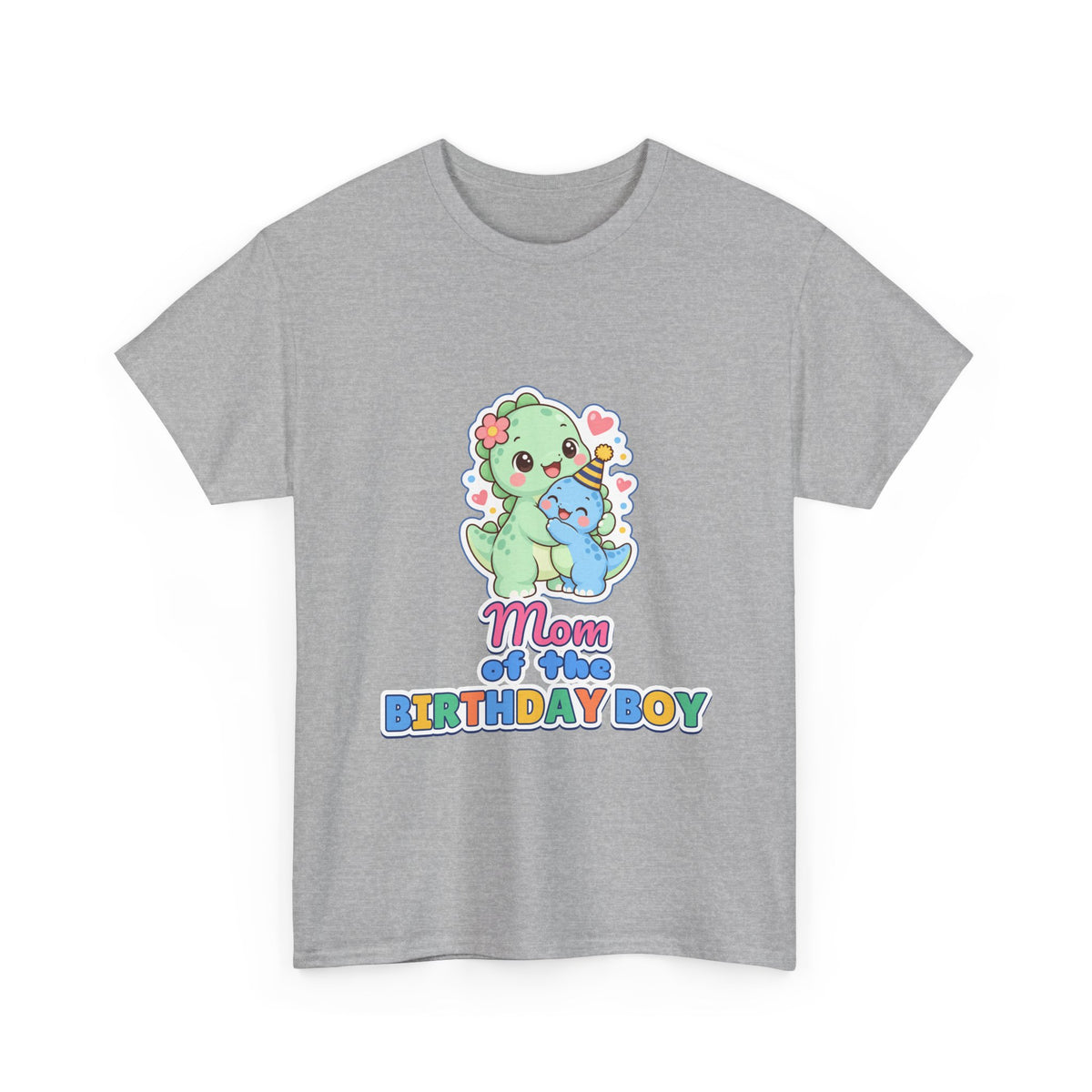 Mom of the Birthday Boy Dino birthday shirt – Gildan tee by Happywear