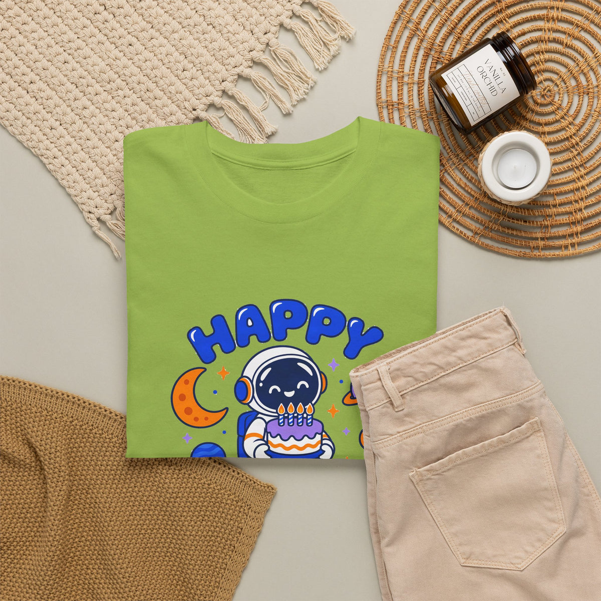 Personalized Space Astronaut Birthday Shirt – Add Name & Age