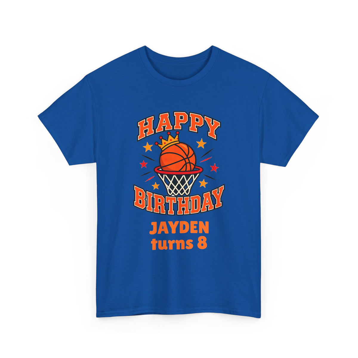 Personalized Basketball Birthday Shirt – Add Name & Age