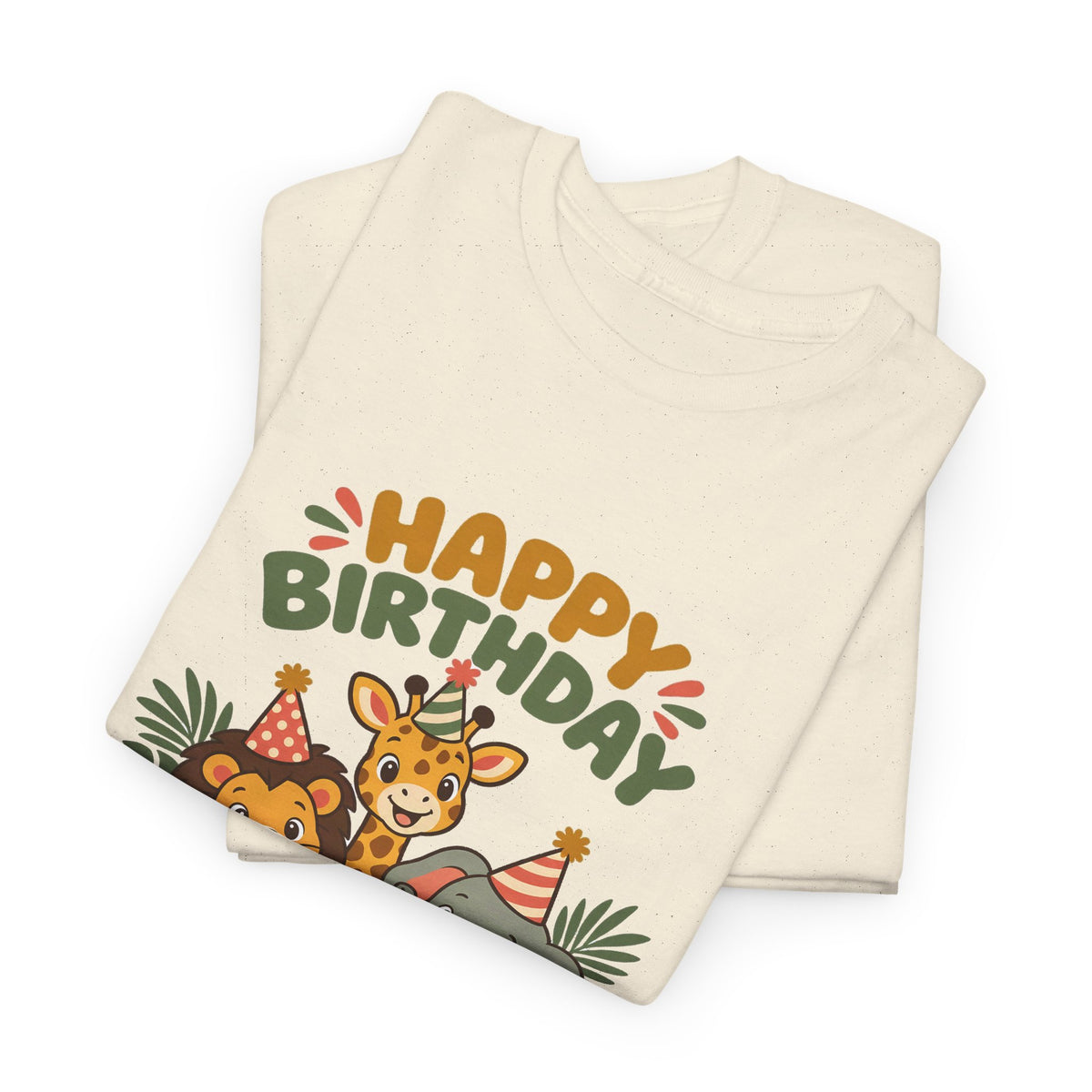 Personalized Safari Friends Birthday Shirt – Add Name & Age