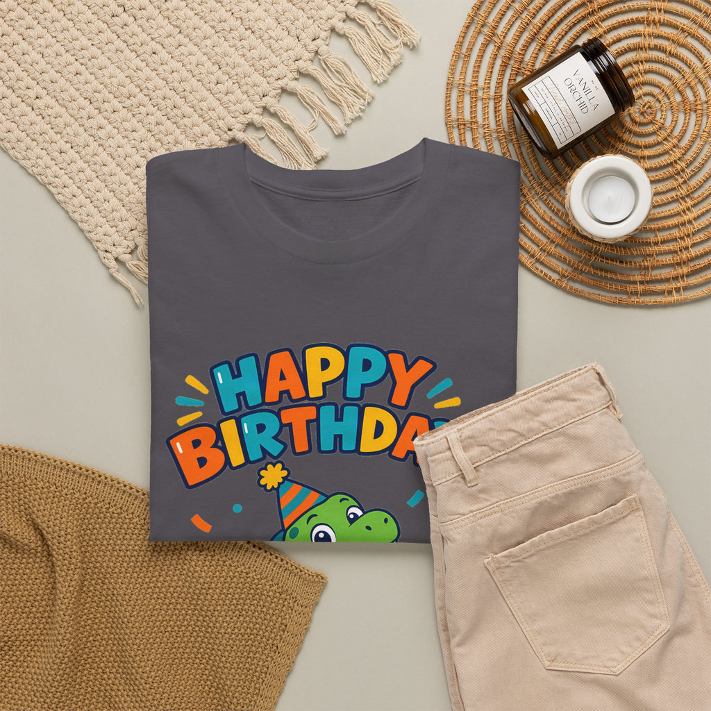 Dinosaur Party Happy Birthday Tee