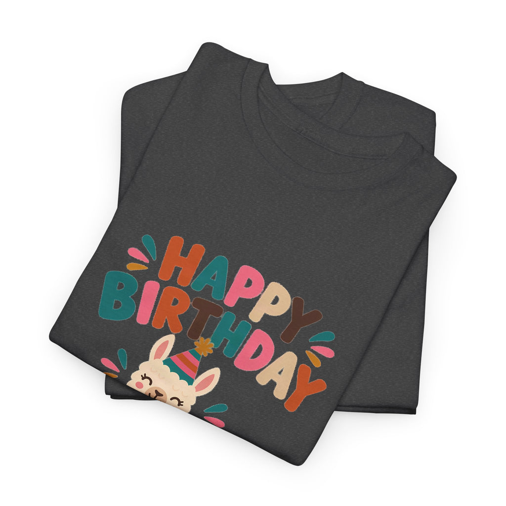 Llama Happy Birthday Tee