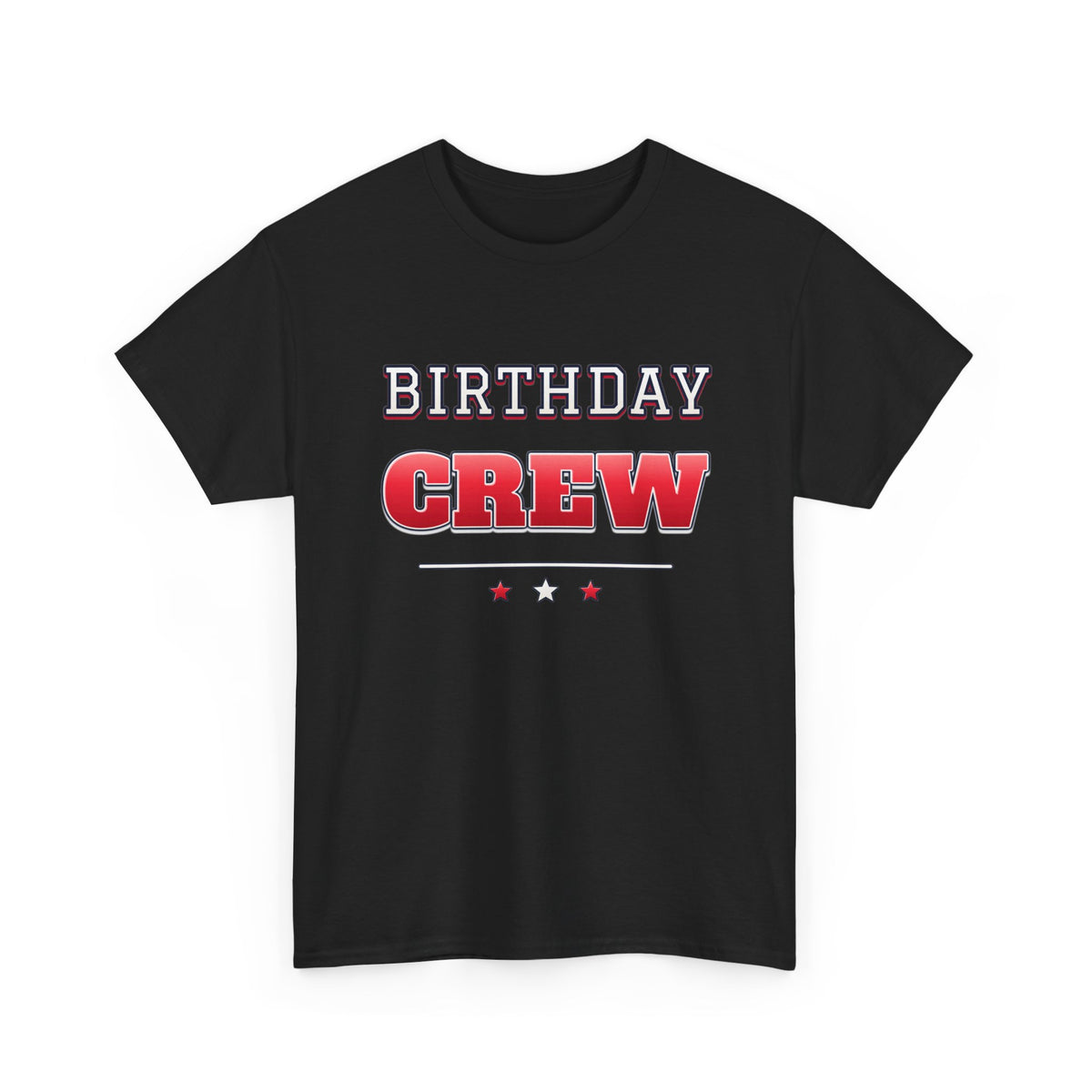 Birthday Crew Varsity Red & White birthday shirt – Gildan tee by Happywear