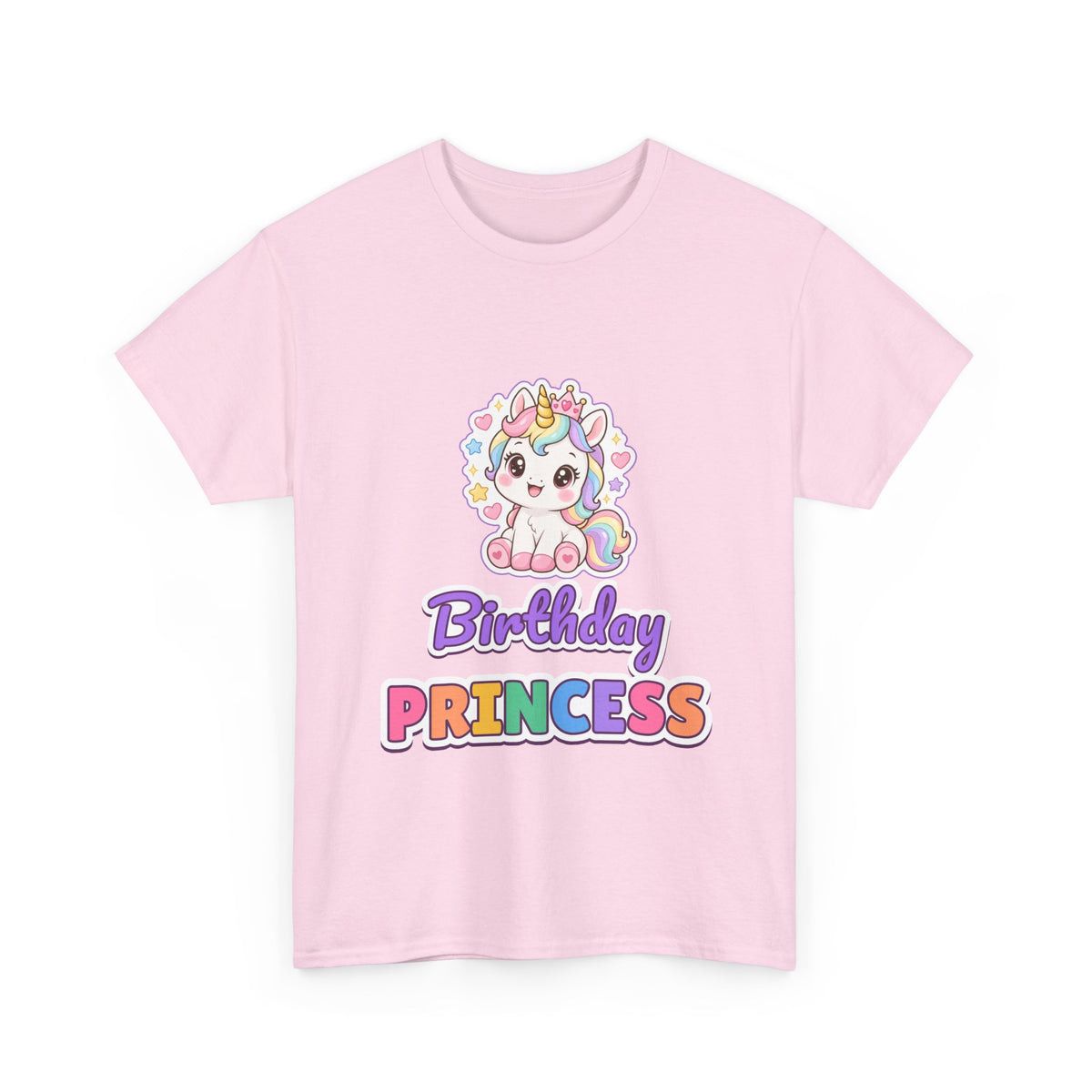 Birthday Princess Unicorn birthday shirt – Gildan tee by Happywear