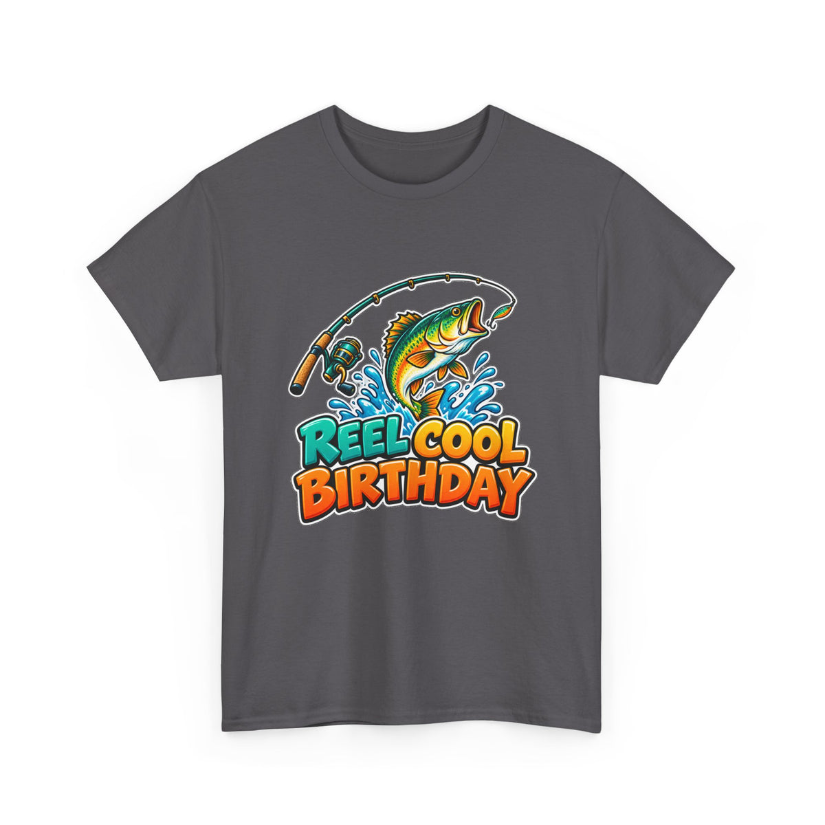 Reel Cool Birthday Fishing Tee