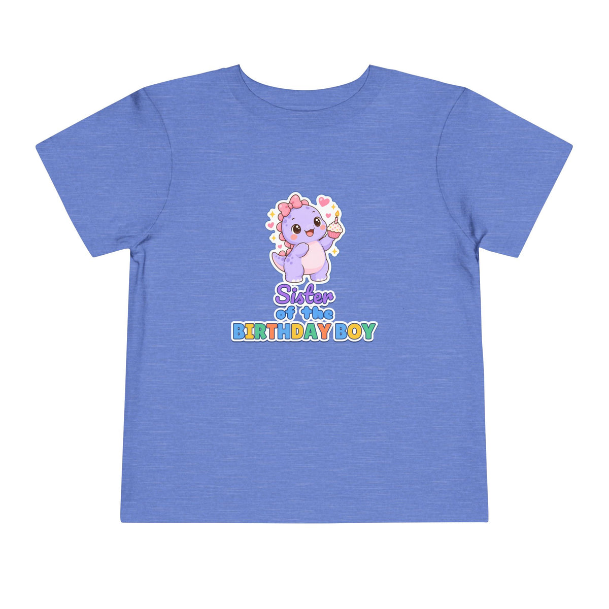 Sister of the Birthday Boy Dino birthday shirt – toddler Gildan tee by Happywear