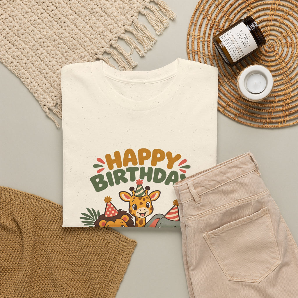 Personalized Safari Friends Birthday Shirt – Add Name & Age