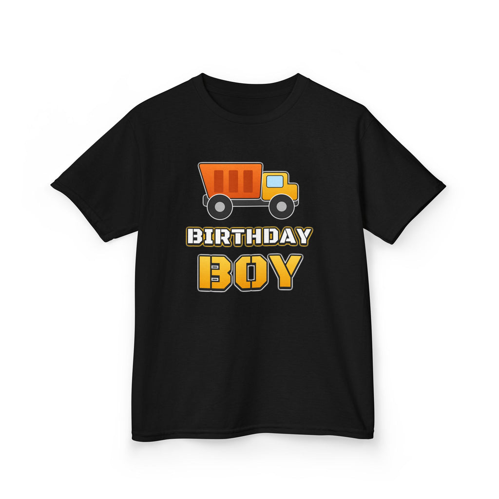 Birthday Boy Dump Truck birthday shirt – kids Gildan tee by Happywear