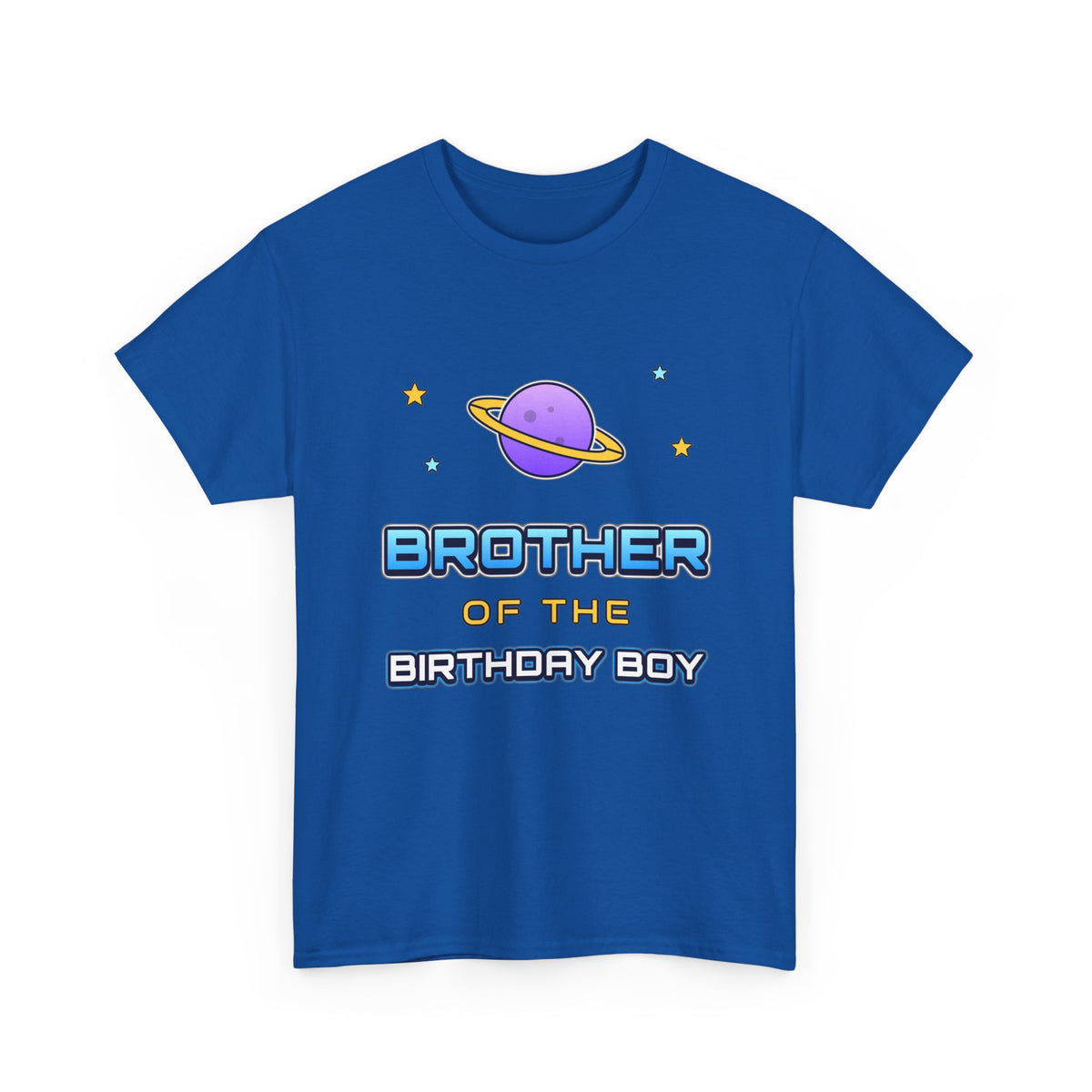 Brother of the Birthday Boy Space birthday shirt – Gildan tee by Happywear