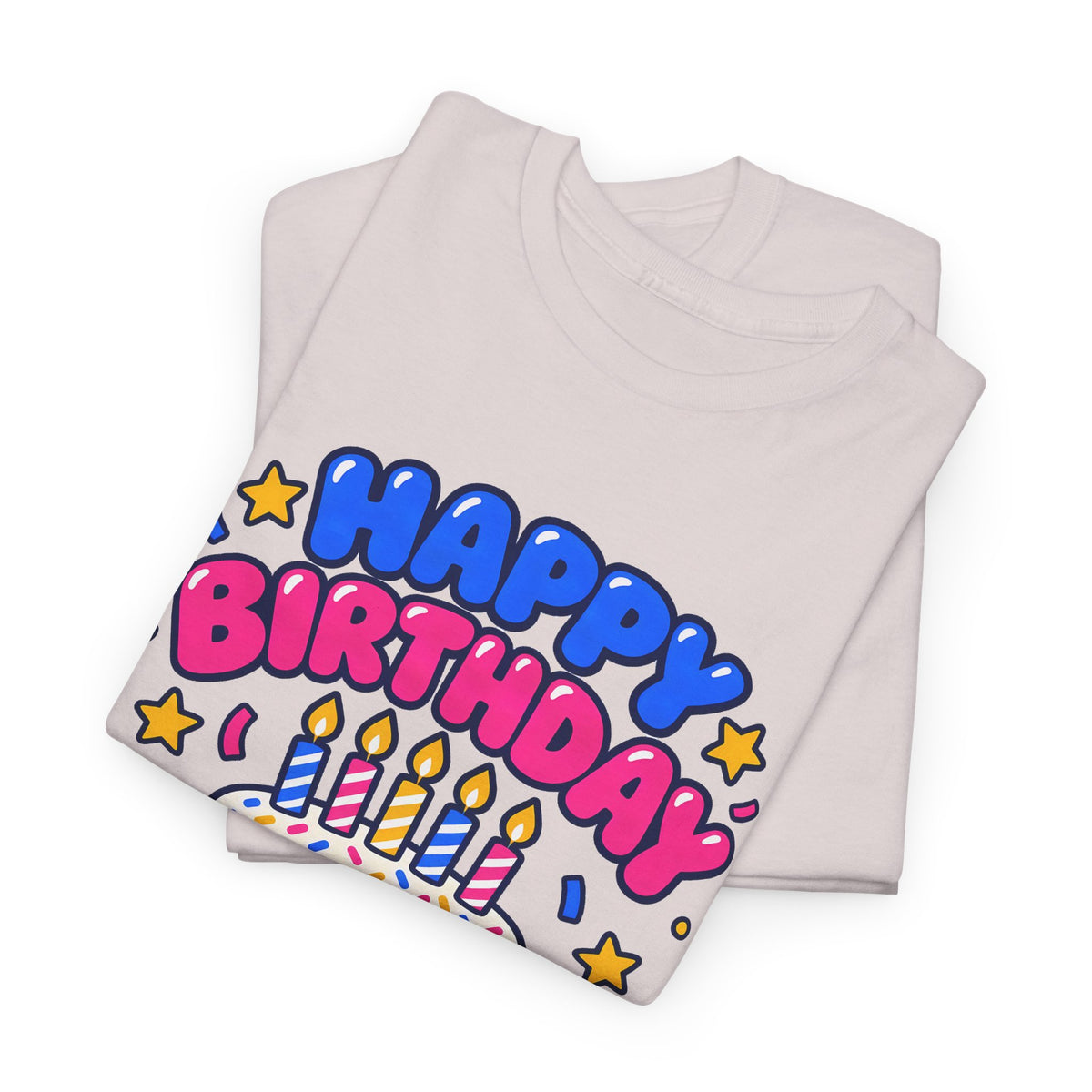Personalized Birthday Cake Shirt – Add Name & Age