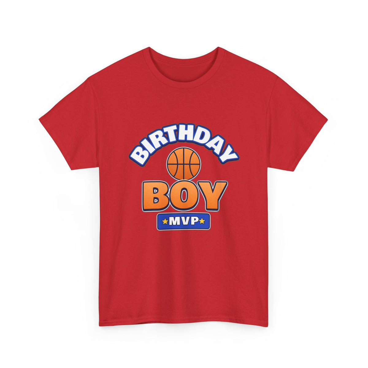 Birthday Boy MVP Basketball birthday shirt – Gildan tee by Happywear