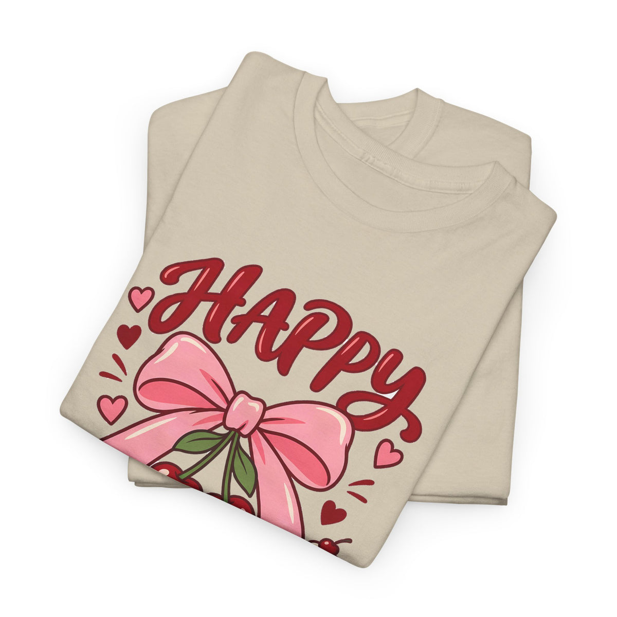 Personalized Cherry Bow Birthday Shirt – Add Name & Age
