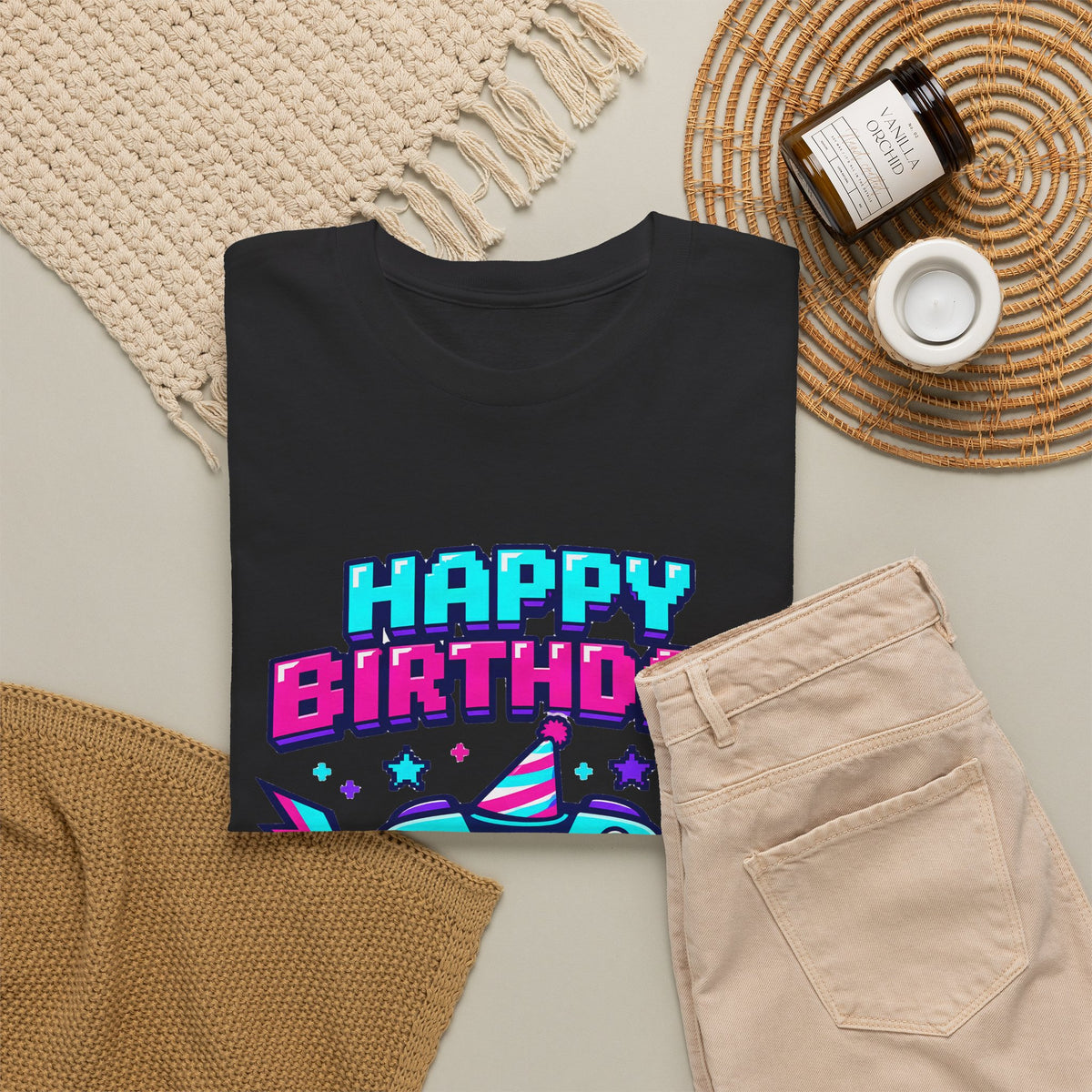 Personalized Gamer Level Up Birthday Shirt – Add Name & Age