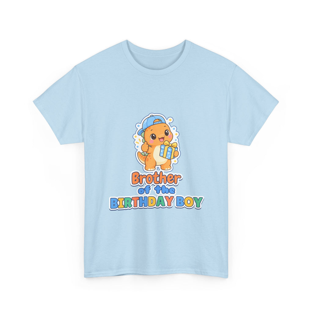 Brother of the Birthday Boy Dino birthday shirt – Gildan tee by Happywear