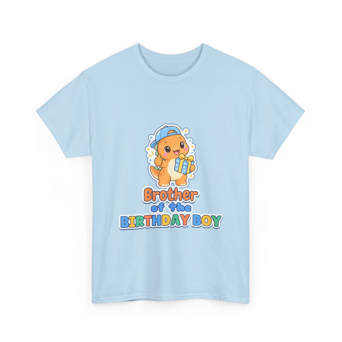 Brother of the Birthday Boy Dino birthday shirt – Gildan tee by Happywear