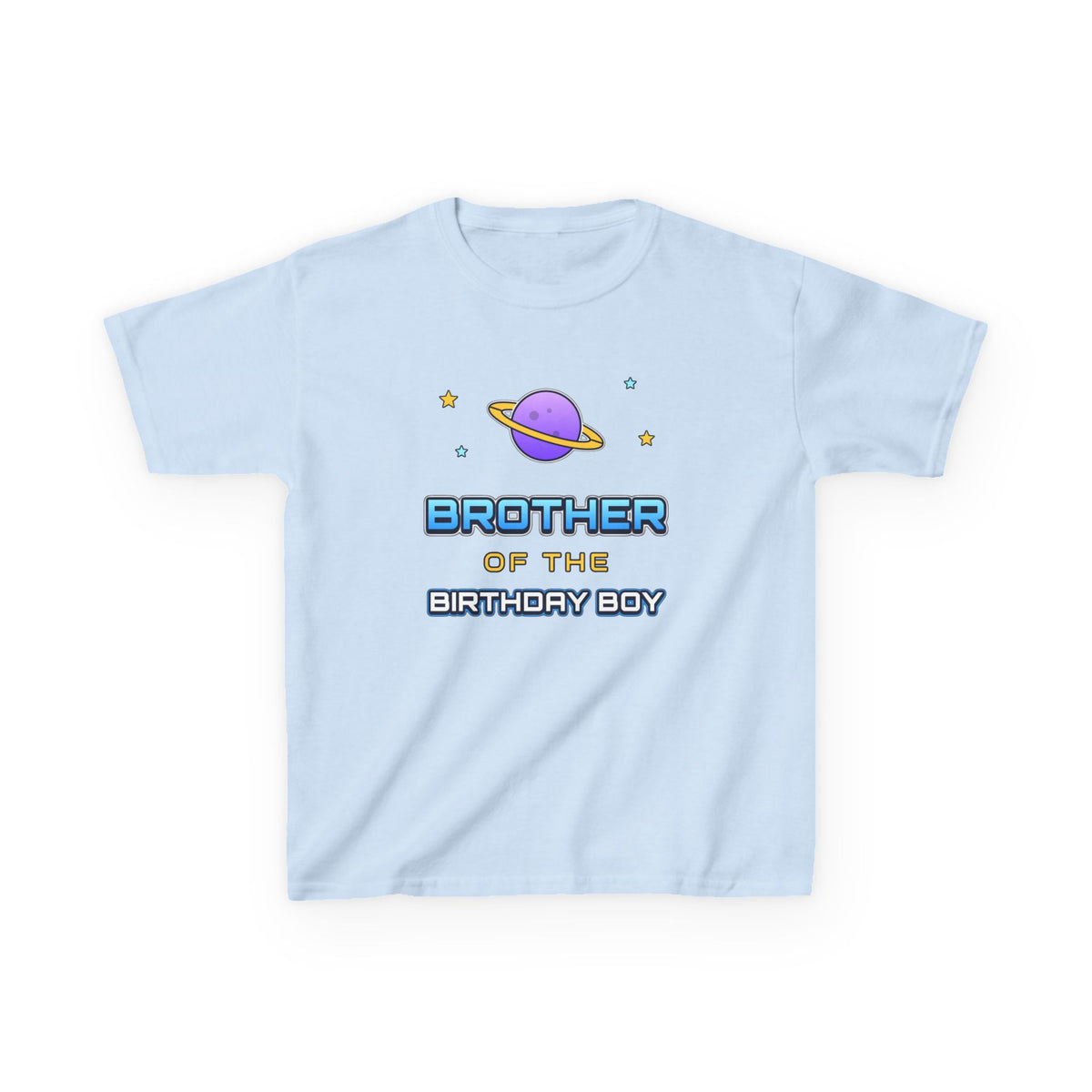Brother of the Birthday Boy Space birthday shirt – kids Gildan tee by Happywear