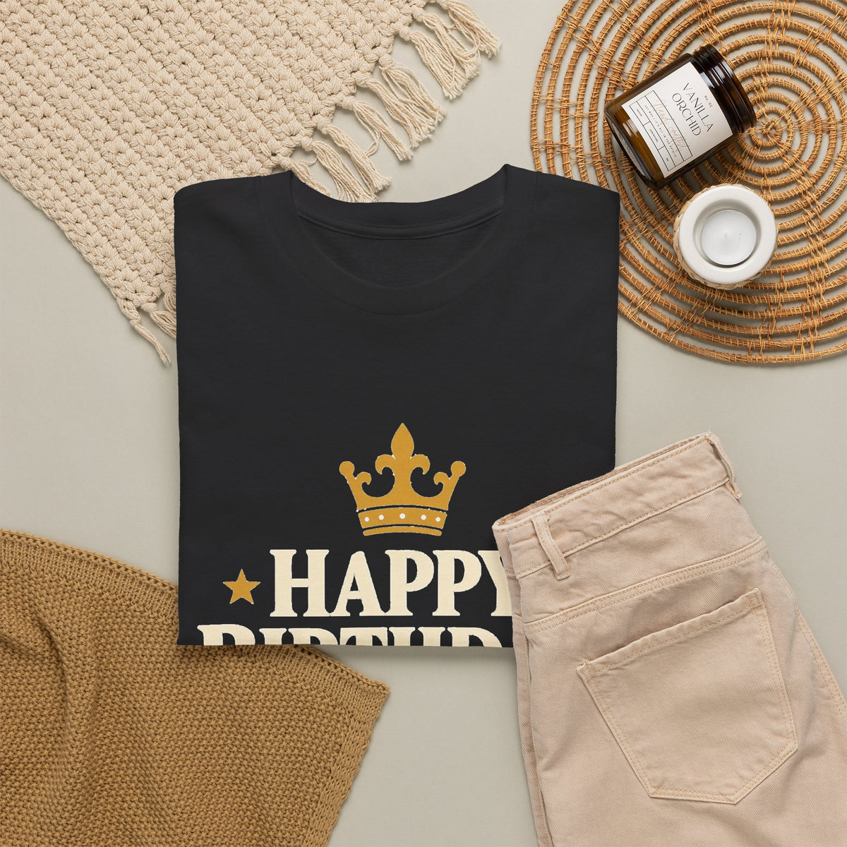 Personalized Royal Crown Birthday Shirt – Add Name & Age