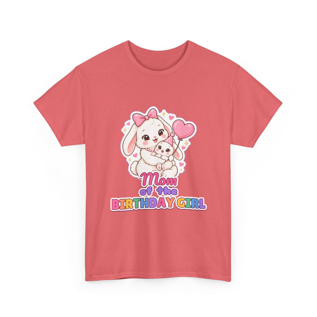 Mom of the Birthday Girl Bunny birthday shirt – Gildan tee by Happywear