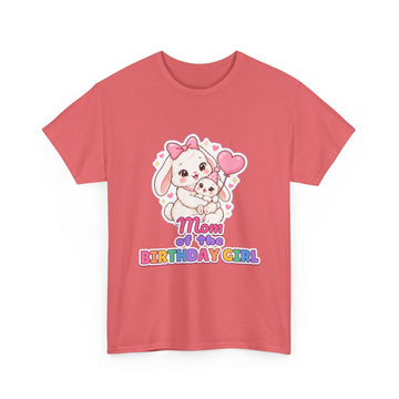 Mom of the Birthday Girl Bunny Tee