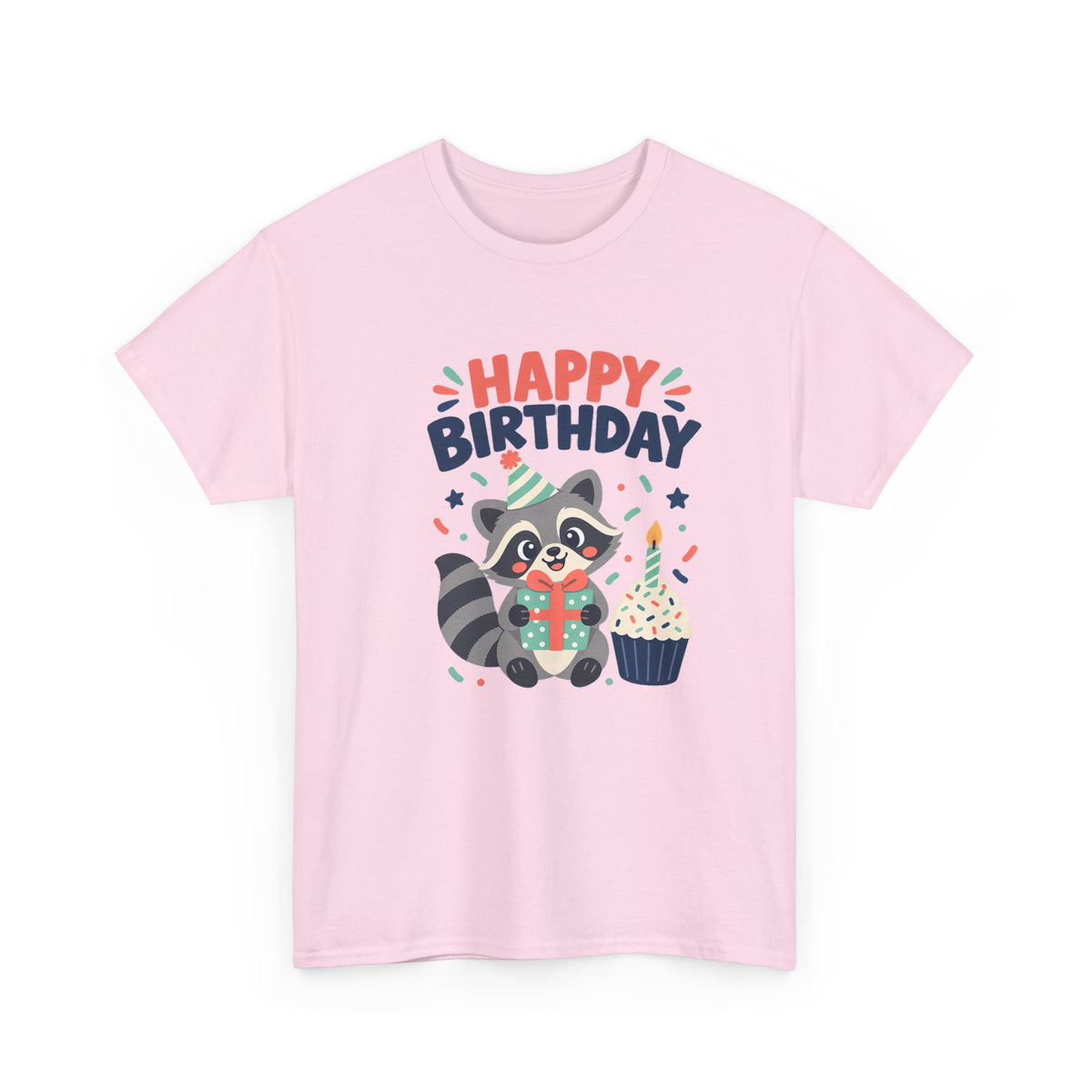Raccoon Happy Birthday Tee
