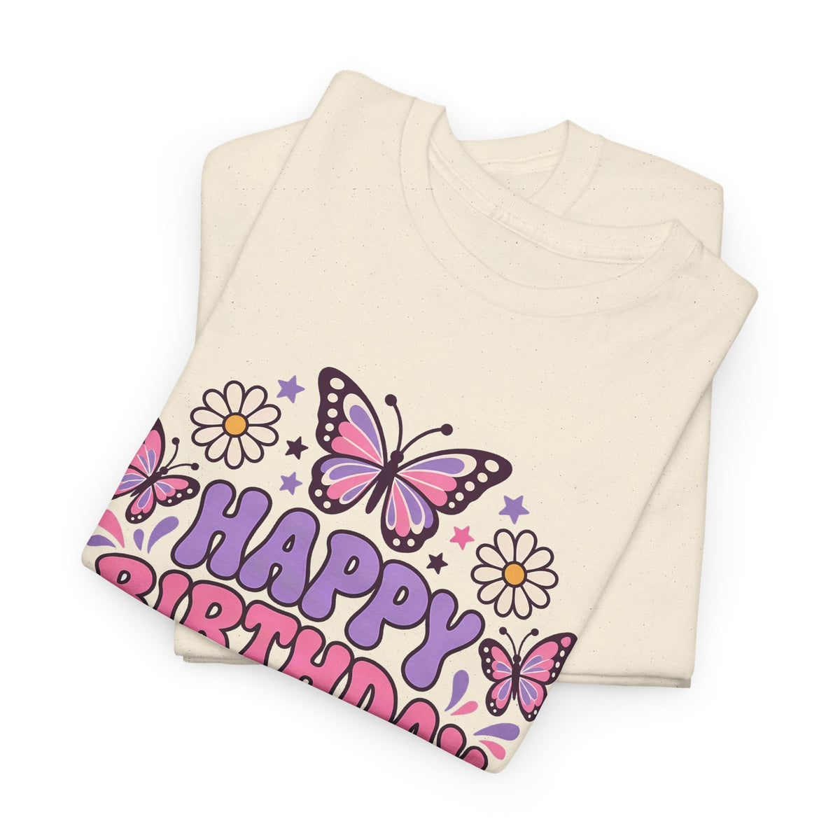 Personalized Butterfly Birthday Shirt – Add Name & Age
