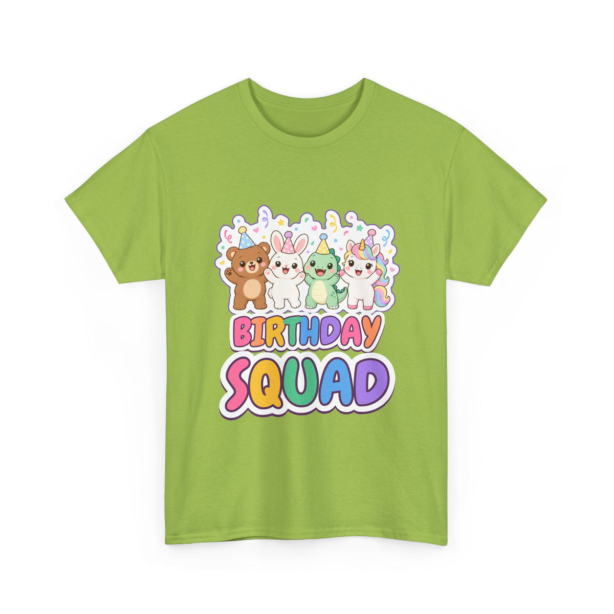Birthday Squad Party Animals birthday shirt – Gildan tee by Happywear
