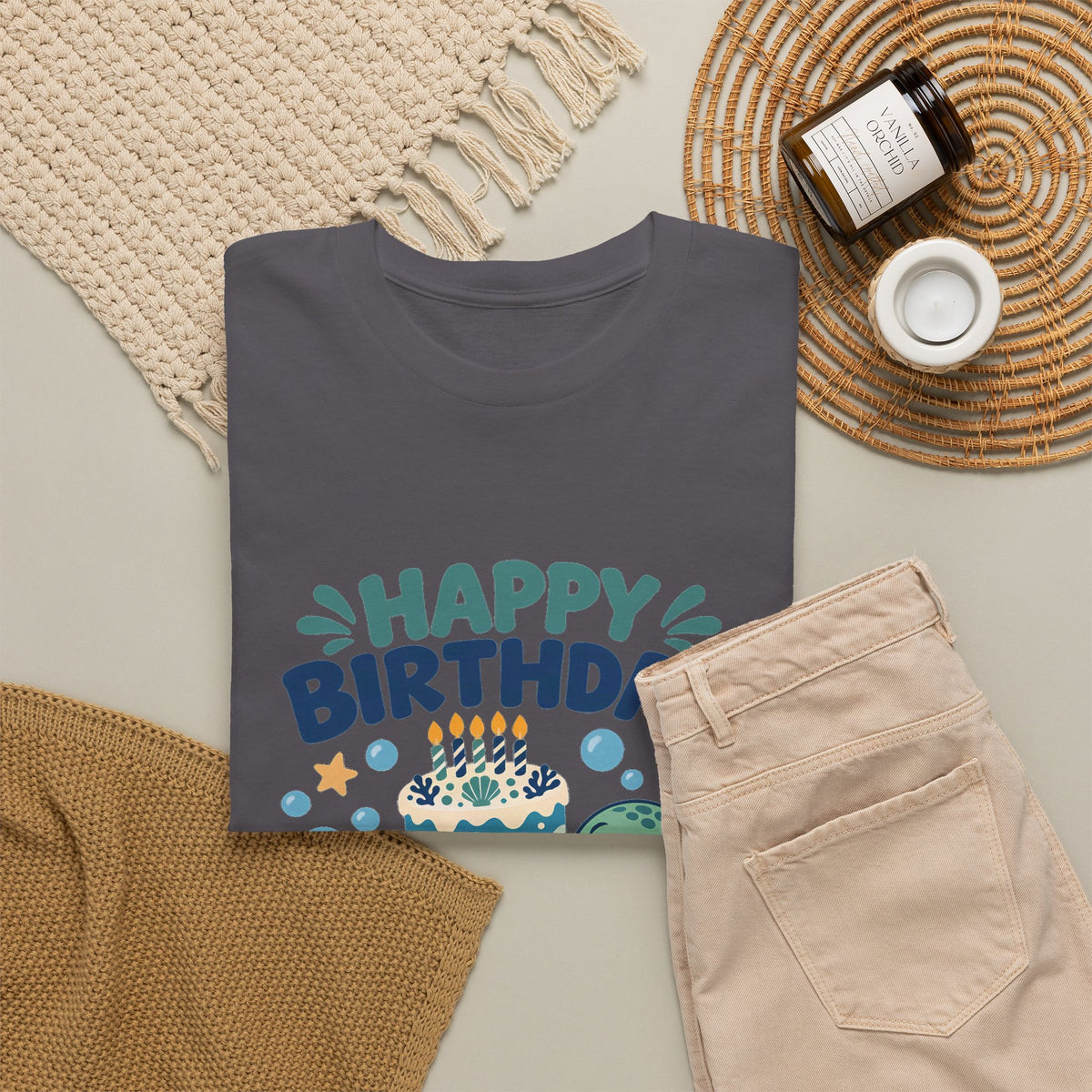 Turtle Happy Birthday Tee