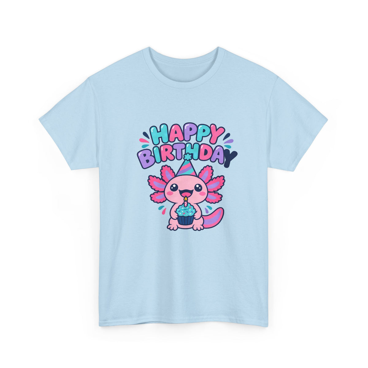Axolotl Happy Birthday Tee