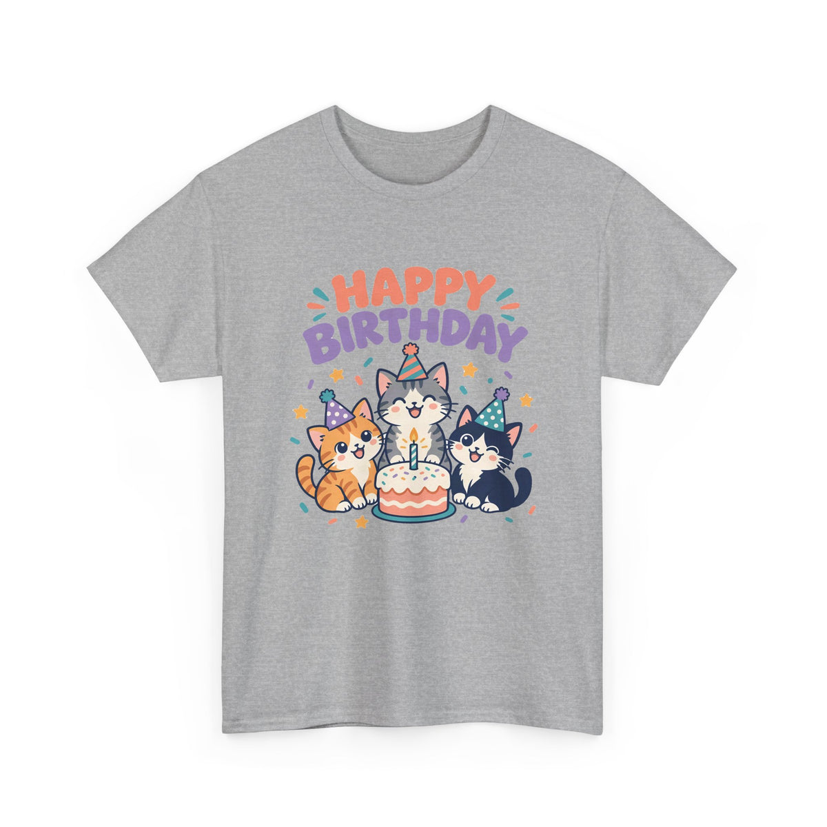 Party Kittens Happy Birthday shirt – Gildan tee by Happywear