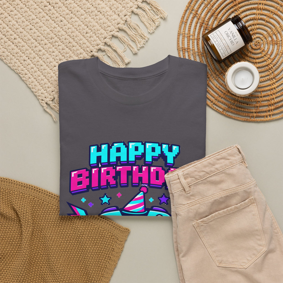 Personalized Gamer Level Up Birthday Shirt – Add Name & Age