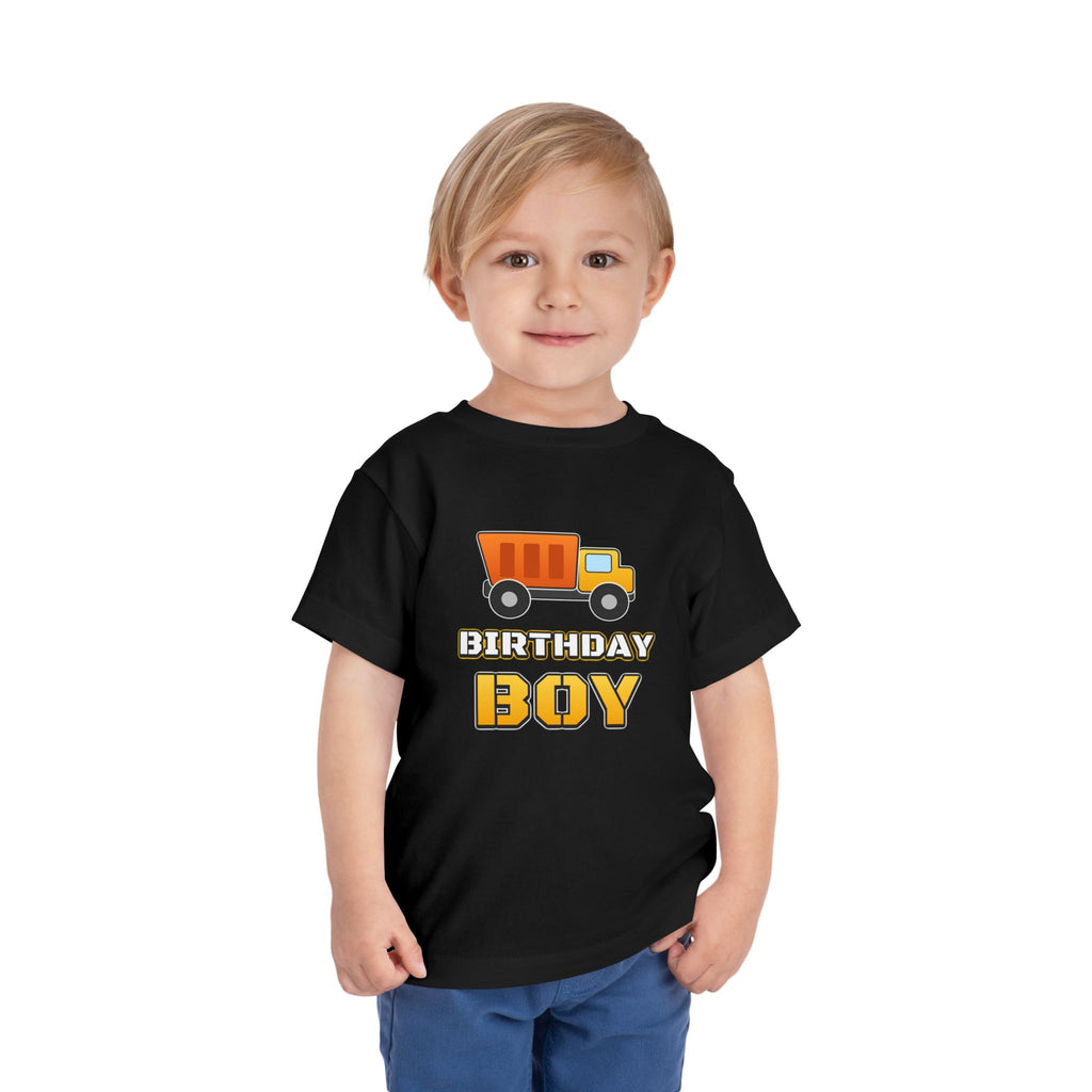 Birthday Boy Dump Truck birthday shirt – toddler Gildan tee by Happywear