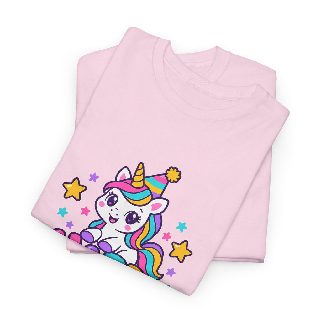 Personalized Rainbow Unicorn Birthday Shirt – Add Name & Age