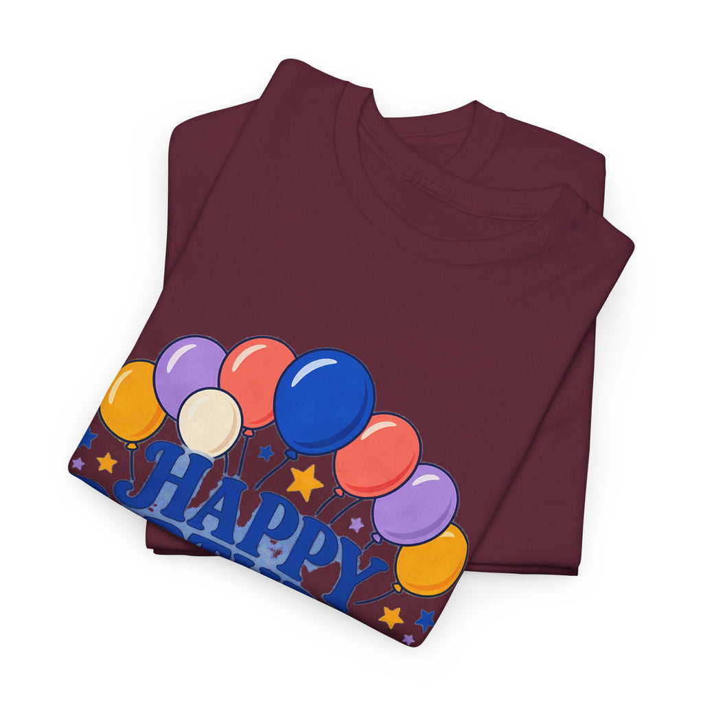 Balloon Bunch Happy Birthday Tee