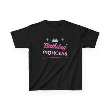 Birthday Princess Pink & Silver Tiara Tee – Kids