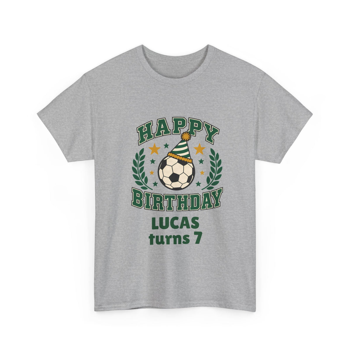 Personalized Soccer Birthday Shirt – Add Name & Age