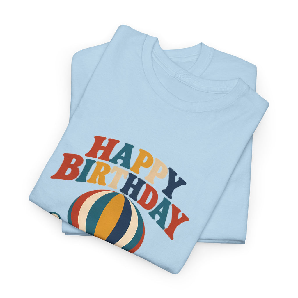 Hot Air Balloon Happy Birthday Tee
