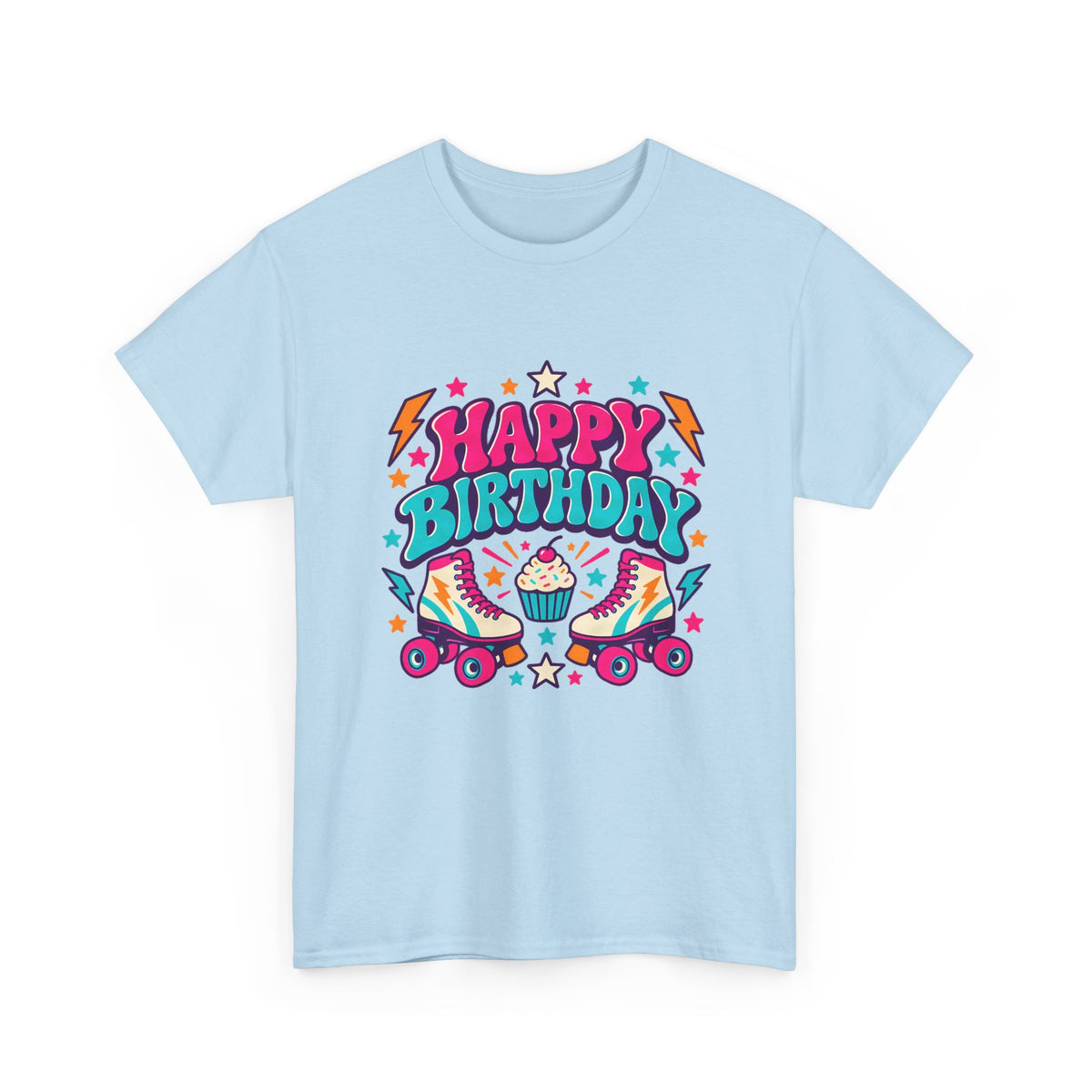 Roller Skating Happy Birthday Tee