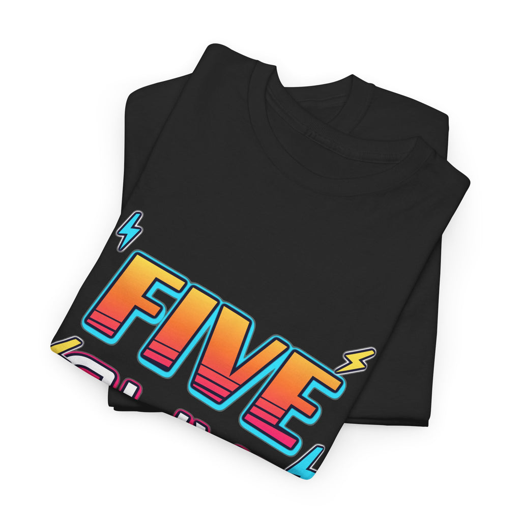 Five Alive 5th Birthday shirt – Gildan tee by Happywear