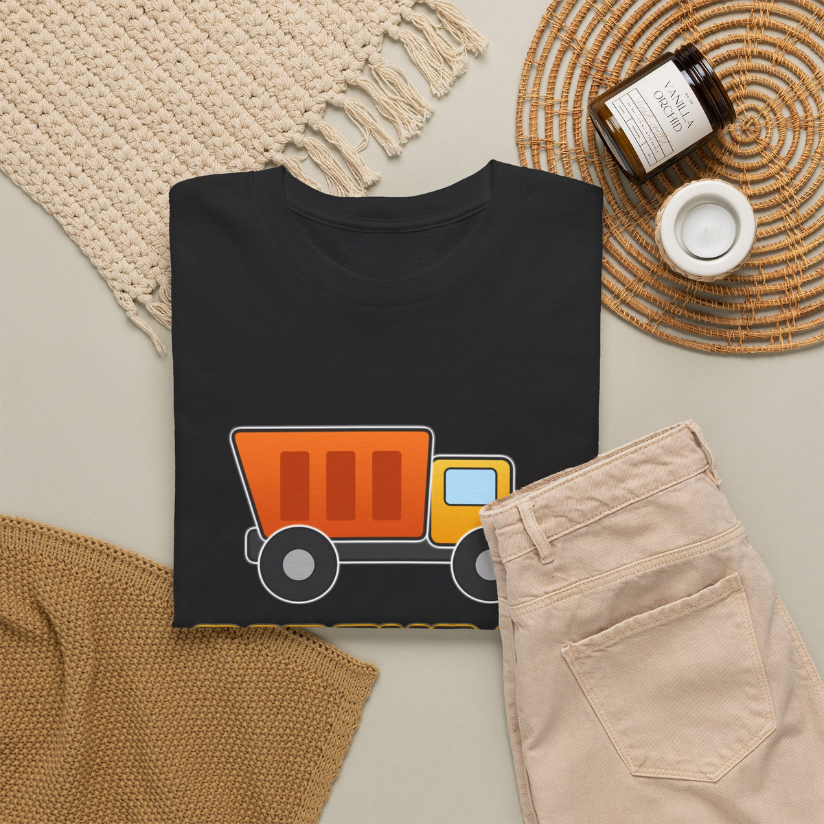 Birthday Boy Dump Truck birthday shirt – Gildan tee by Happywear